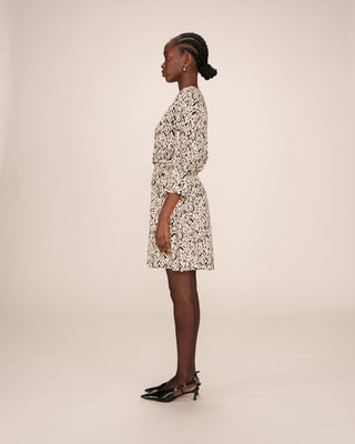 ROBE COURTE VANILLE SUZIE