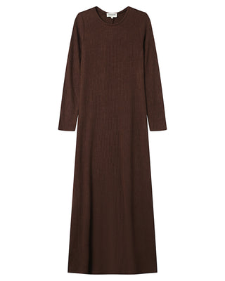 ROBE LONGUE CHOCOLAT SORINA