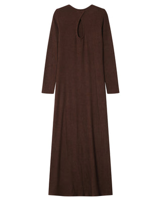 ROBE LONGUE CHOCOLAT SORINA