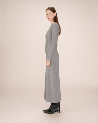 ROBE LONGUE GRIS SORINA