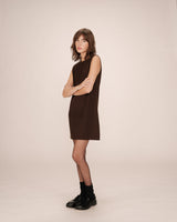Short tailored dress chocolatee Sarah
