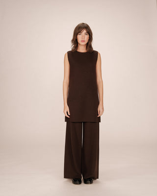 ROBE COURTE CHOCOLAT SARAH