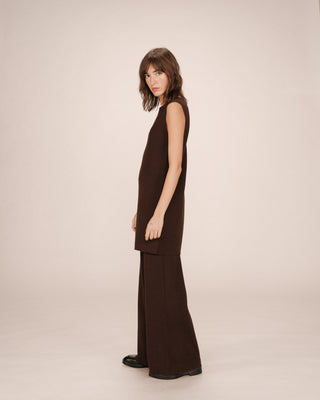 ROBE COURTE CHOCOLAT SARAH