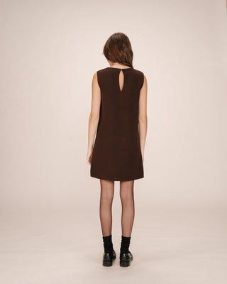 ROBE COURTE CHOCOLAT SARAH