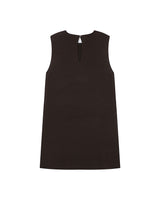 Short tailored dress chocolatee Sarah