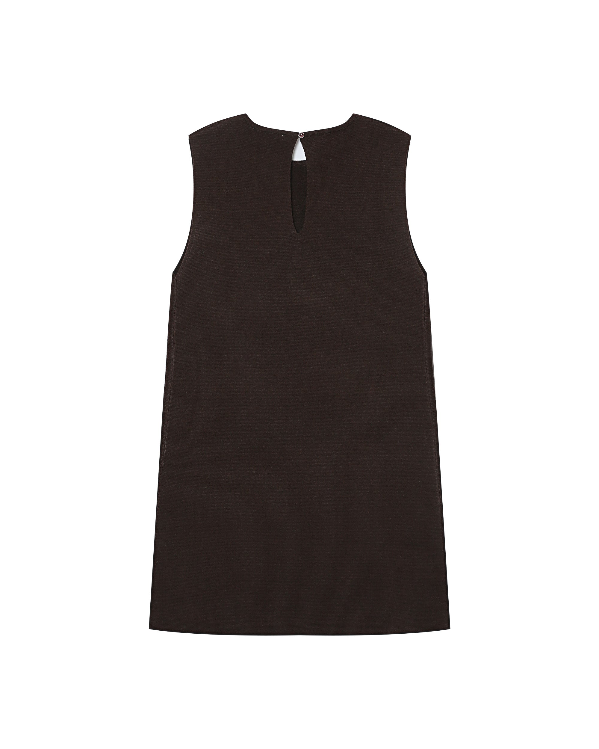 Short tailored dress chocolatee Sarah