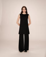 Short tailored dress black Sarah