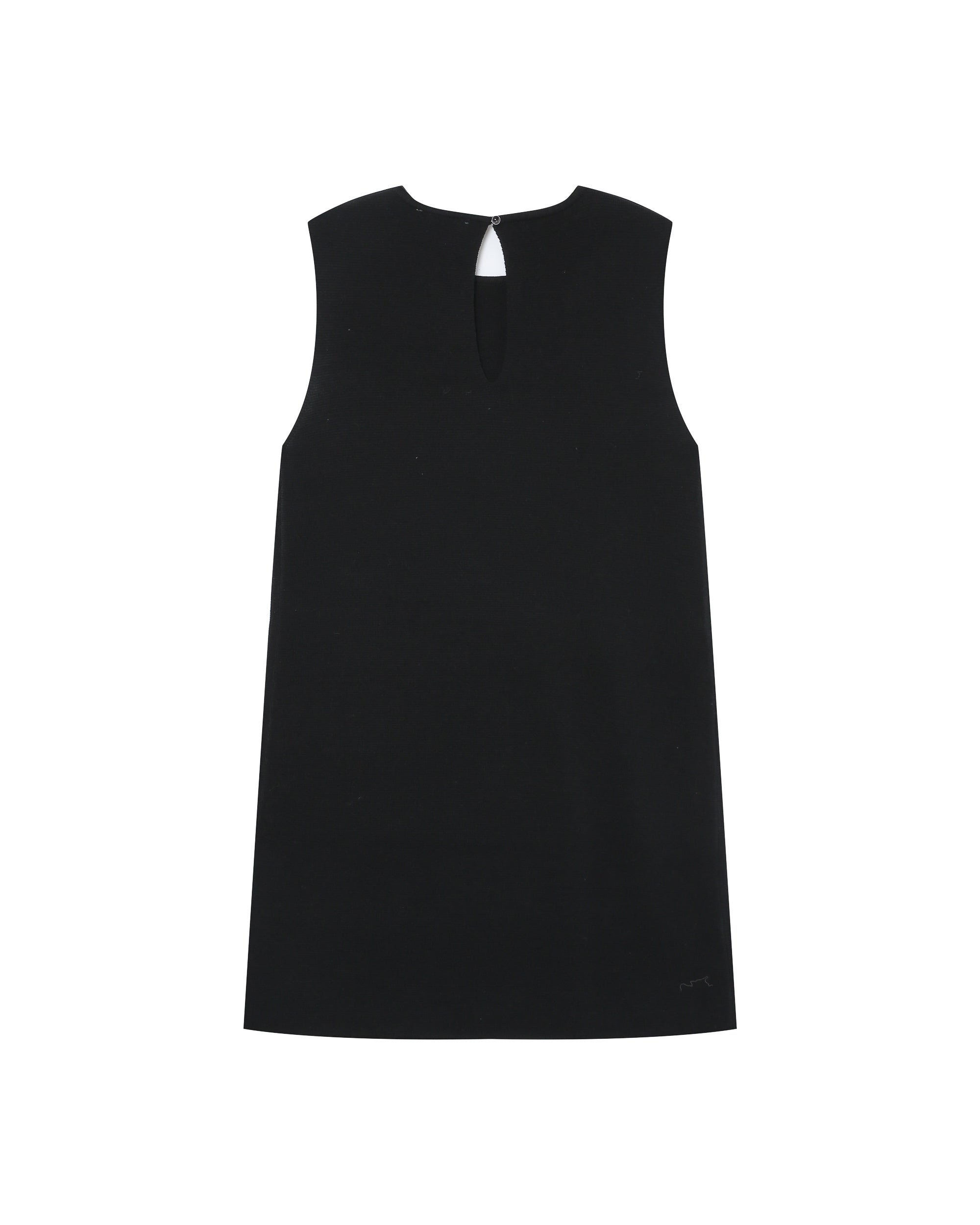 Short tailored dress black Sarah