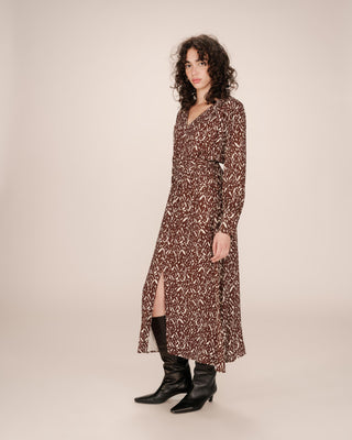 ROBE LONGUE CHOCOLAT SOISSON