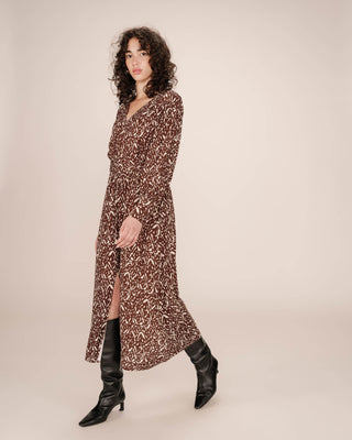 ROBE LONGUE CHOCOLAT SOISSON