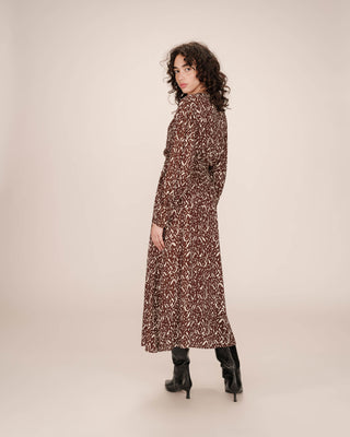ROBE LONGUE CHOCOLAT SOISSON