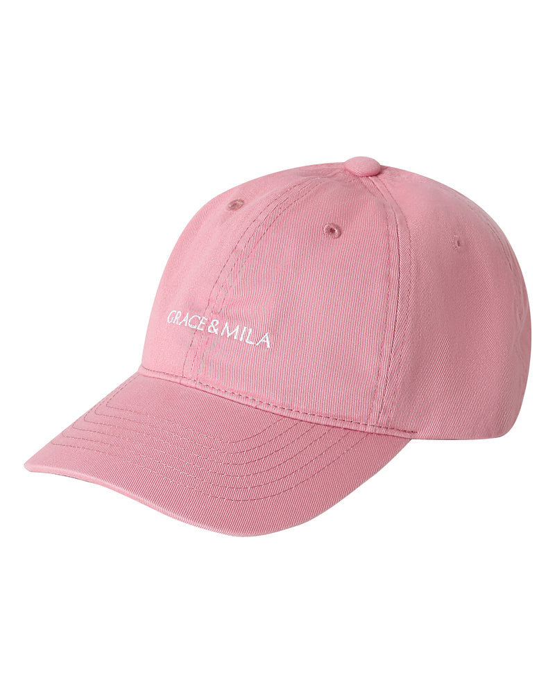 Casquette avec logo blush Slimane