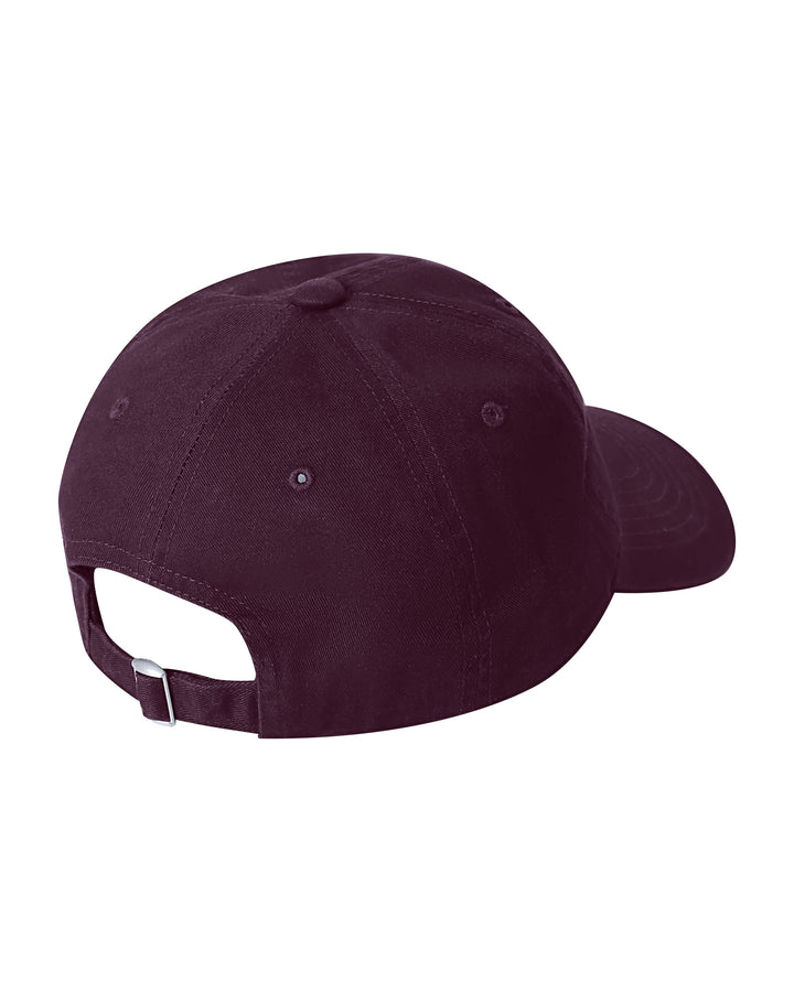 Casquette avec logo bordeaux Slimane