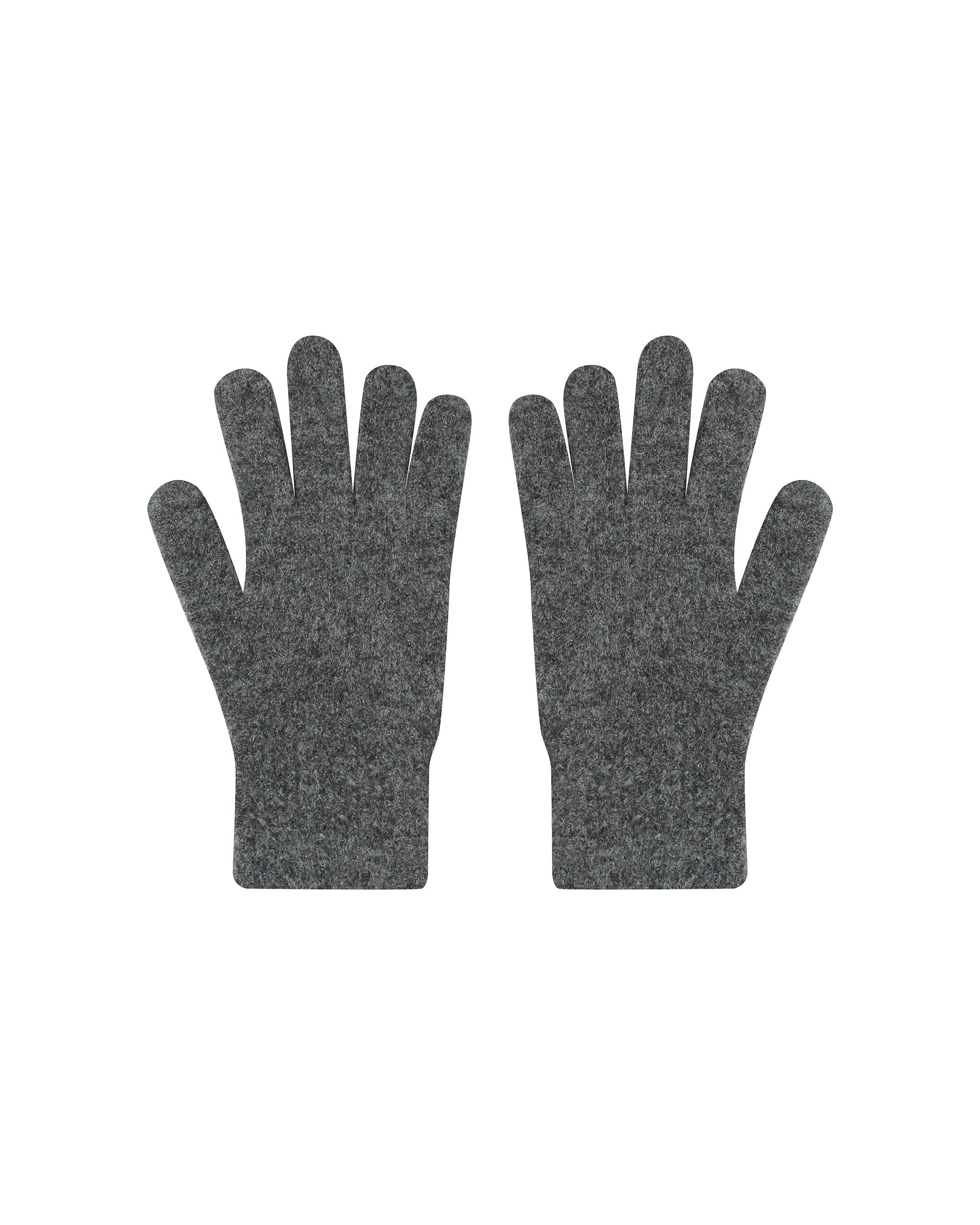 Knitted mittens anthracite Safe