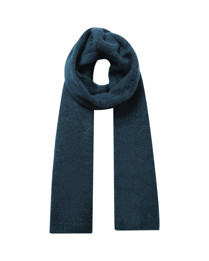 Echarpe en laine emeraude Saldana