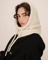 Knit balaclava vanilla Samourai