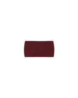 Bandeau en maille bordeaux Sana