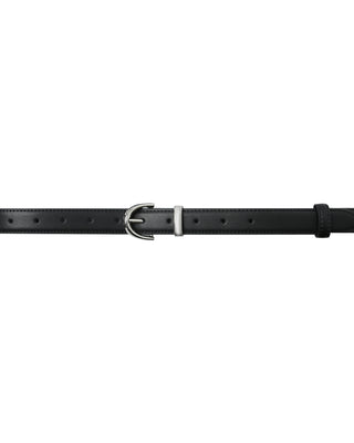 CEINTURE NOIR SILVER
