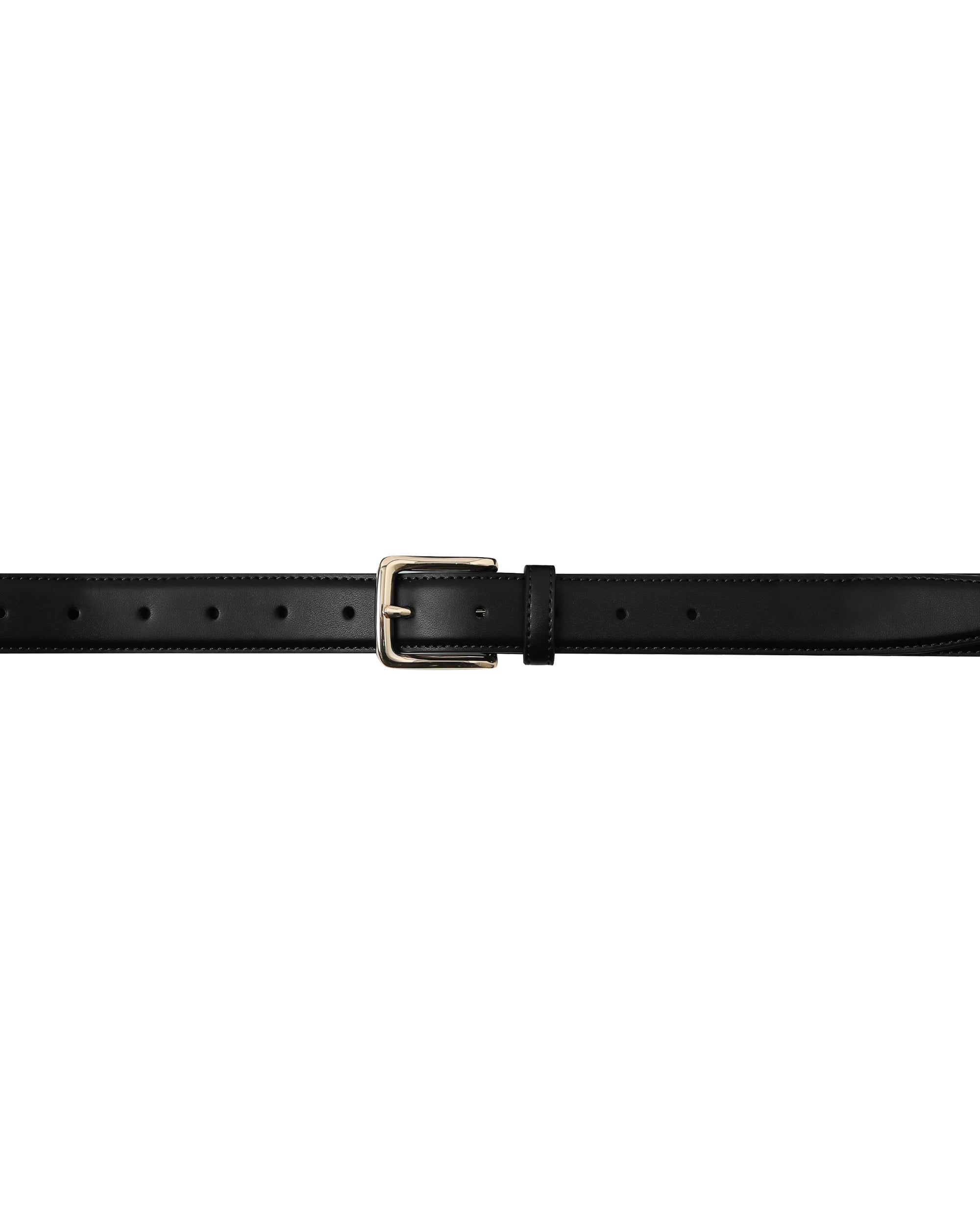 Faux leather belt black Sonatine