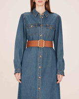 Ceinture en suedine camel Nelsie