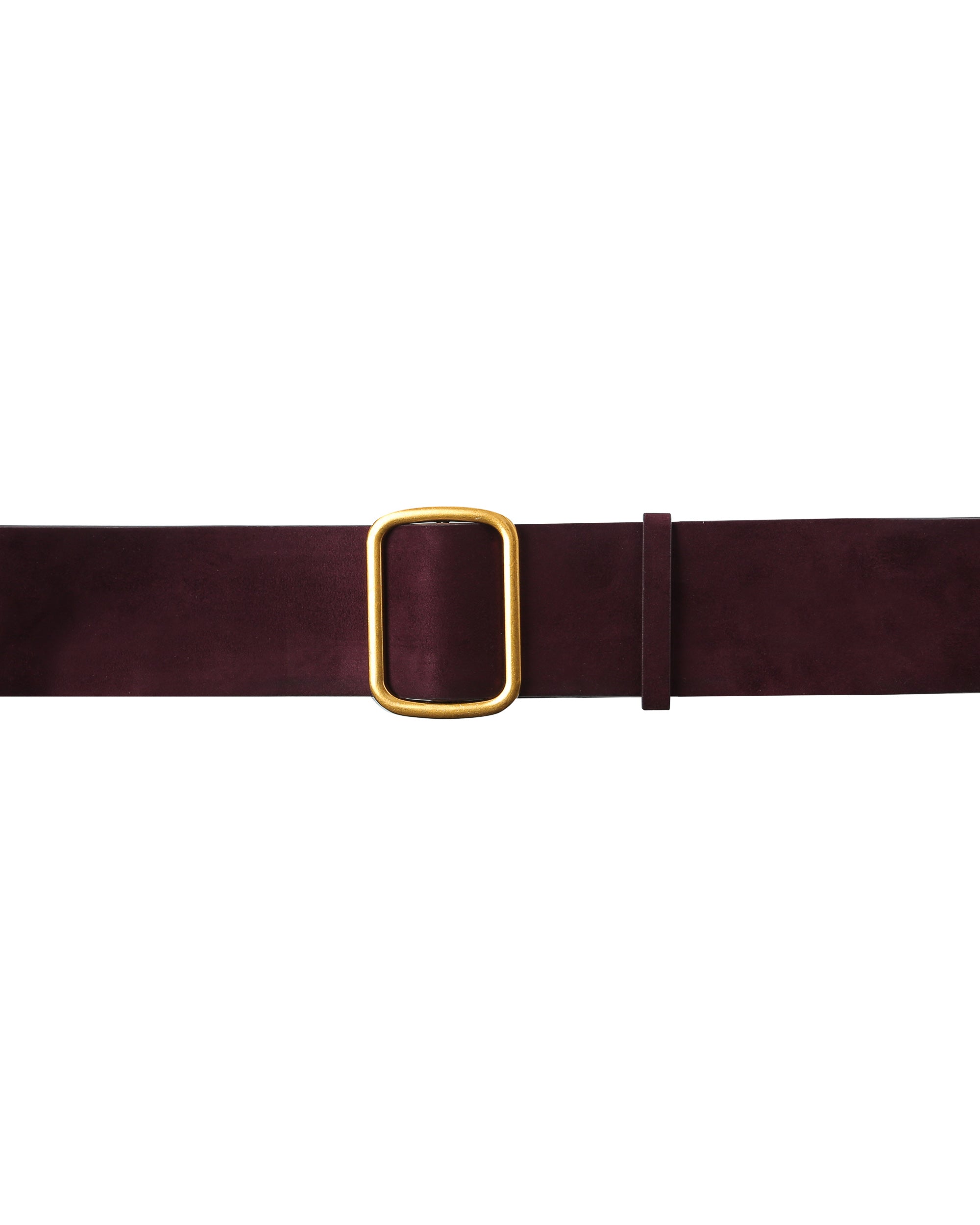 Suede-look belt plum Nelsie