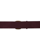 Suede-look belt plum Nelsie