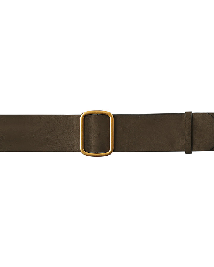 Ceinture en suedine vert foret Nelsie