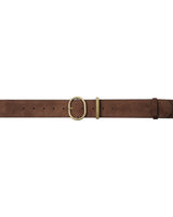 Suede-look belt chocolat Swinton
