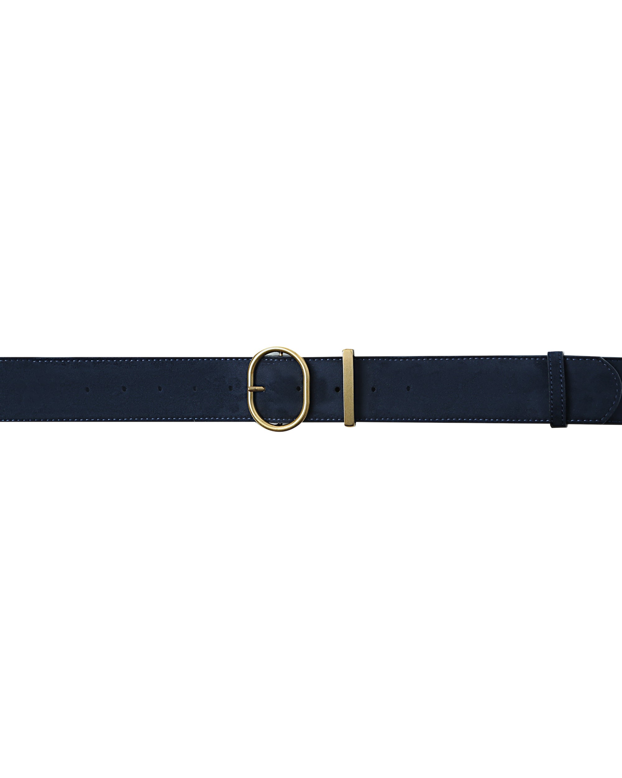 Suede-look belt navy Swinton