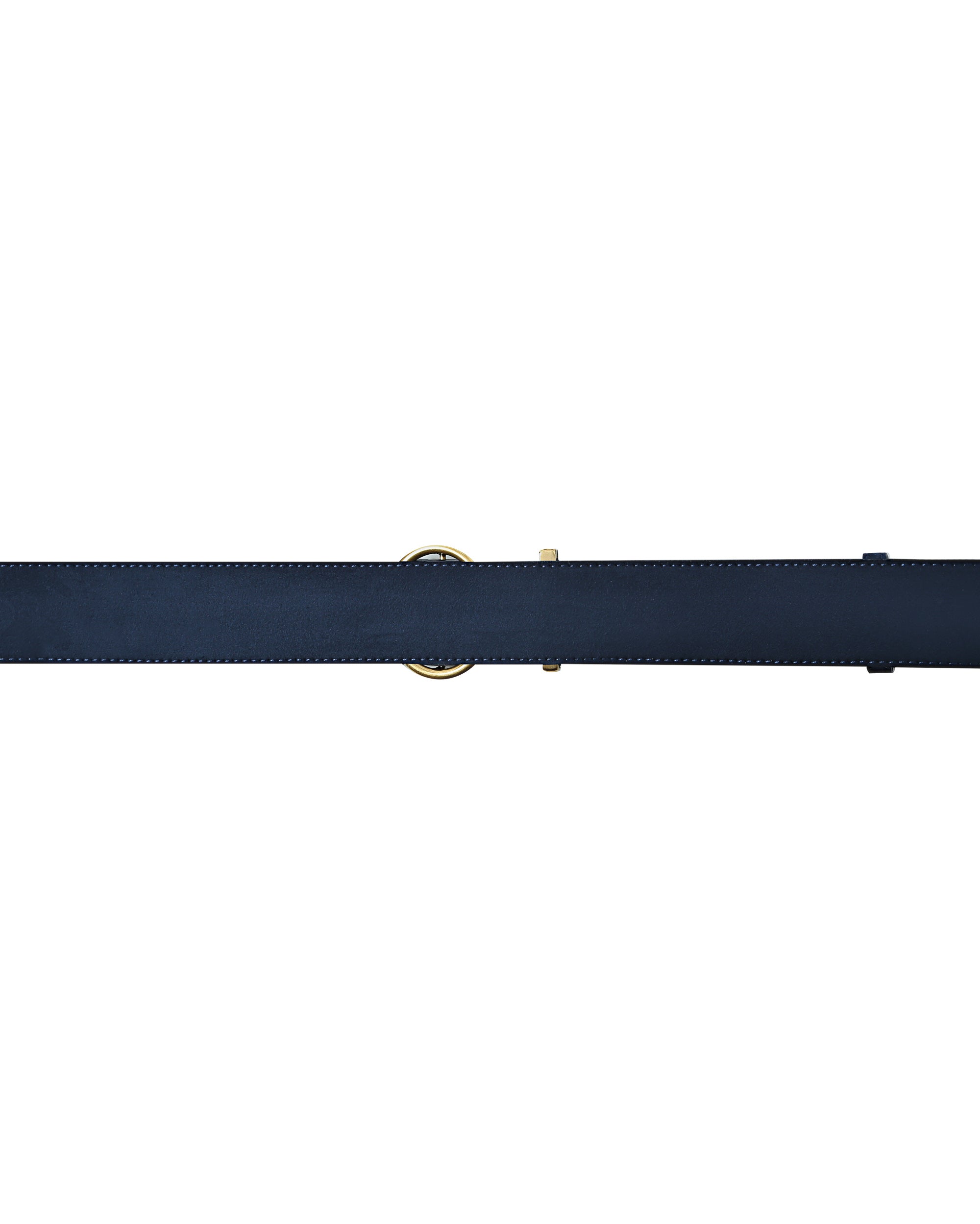 Suede-look belt navy Swinton