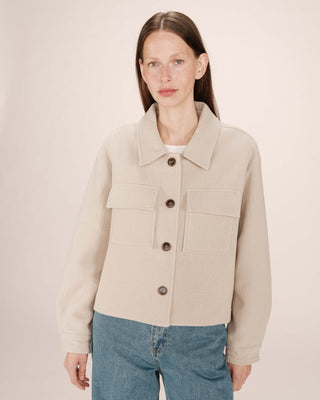 VESTE GREIGE NOVEMBRE