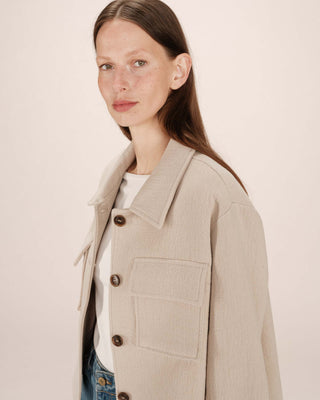 VESTE GREIGE NOVEMBRE