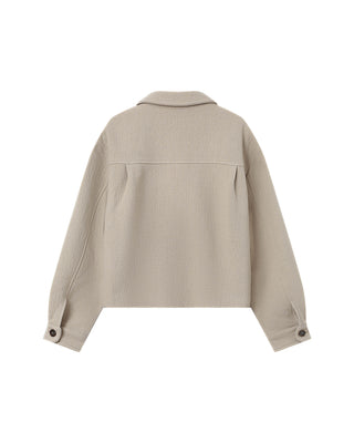 VESTE GREIGE NOVEMBRE