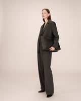 Straight striped blazer anthracite Silly