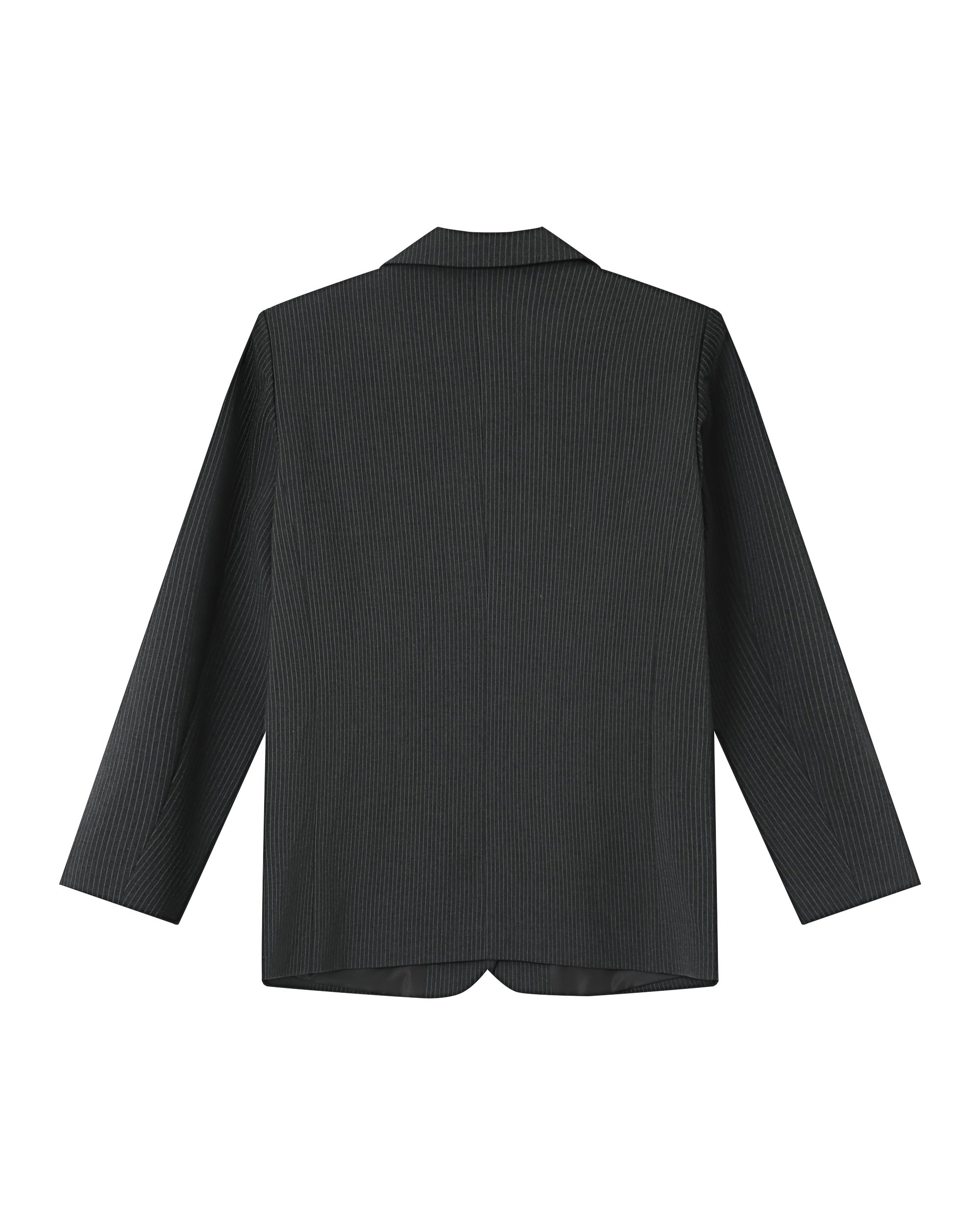Straight striped blazer anthracite Silly