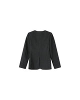 Fitted striped blazer carbon Shain