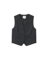 Striped waistcoat anthracite Sister