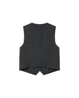 Striped waistcoat anthracite Sister