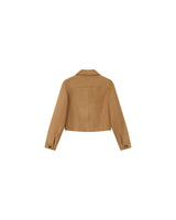 Suede-look jacket ocher Sullivan