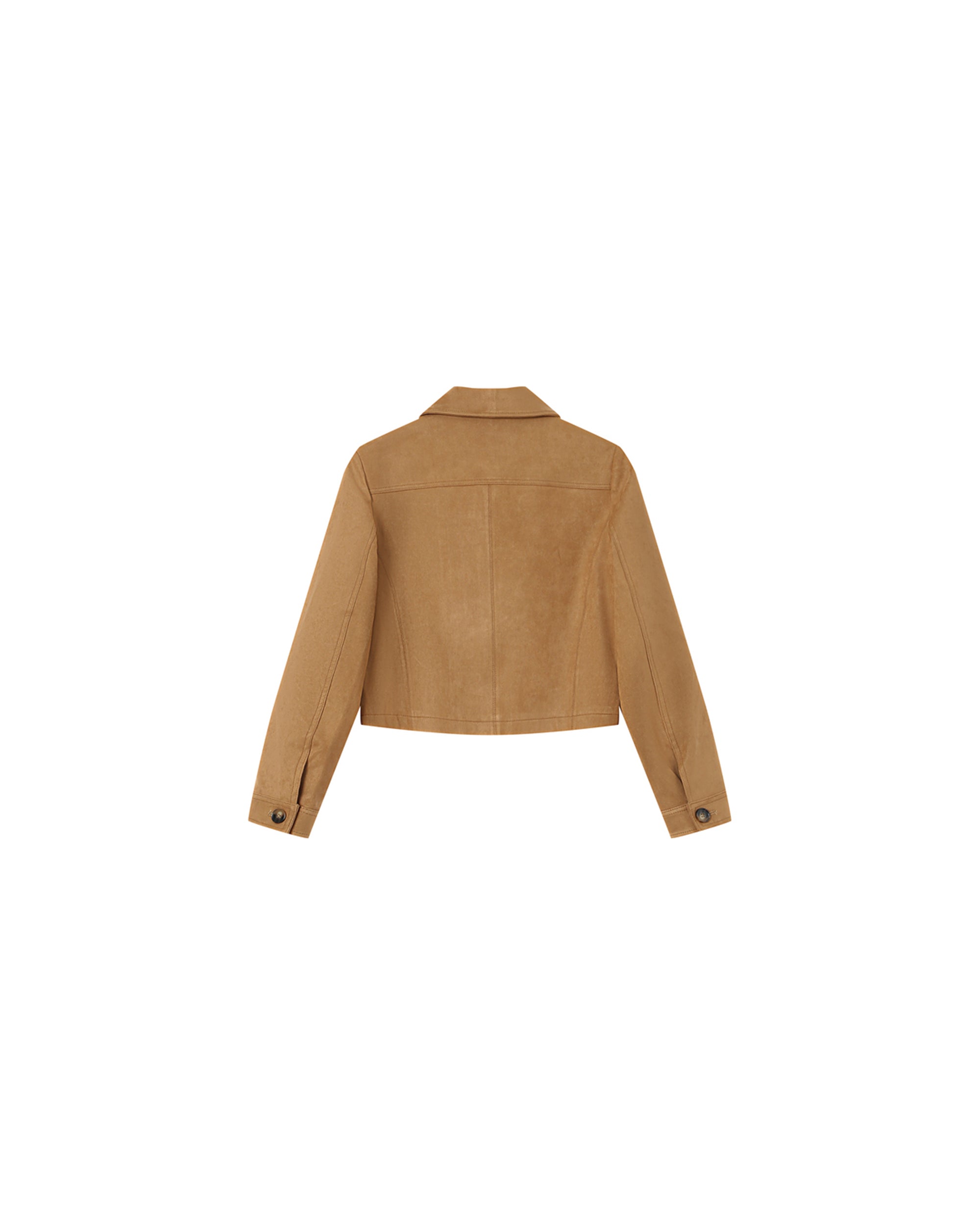 Suede-look jacket ocher Sullivan