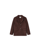 Suede-look blazer chocolatee Shannon