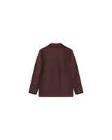 Suede-look blazer chocolatee Shannon