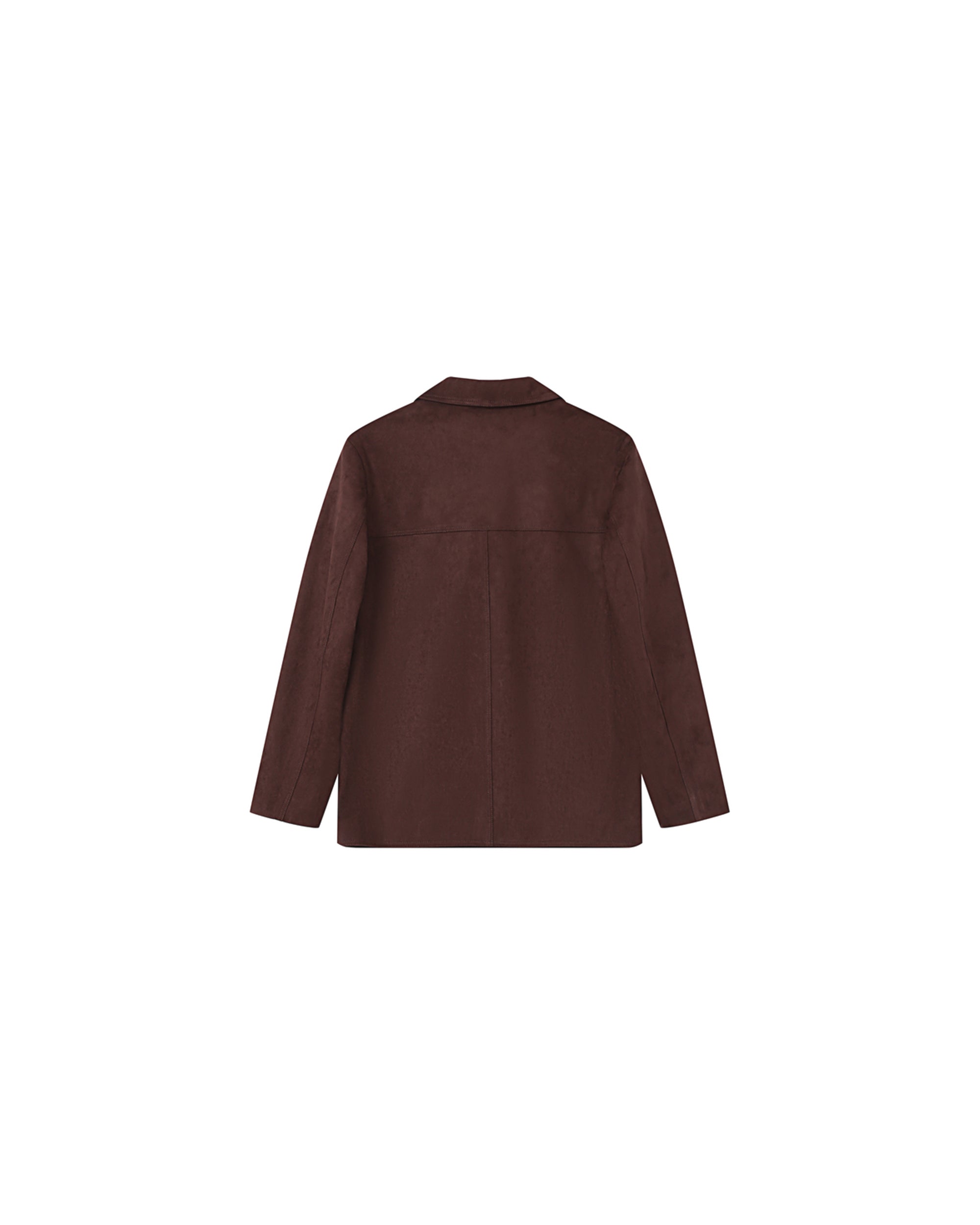 Suede-look blazer chocolatee Shannon