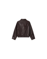 Faux leather jacket burgundy Sunisa