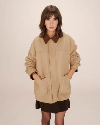 VESTE SABLE SORAYA