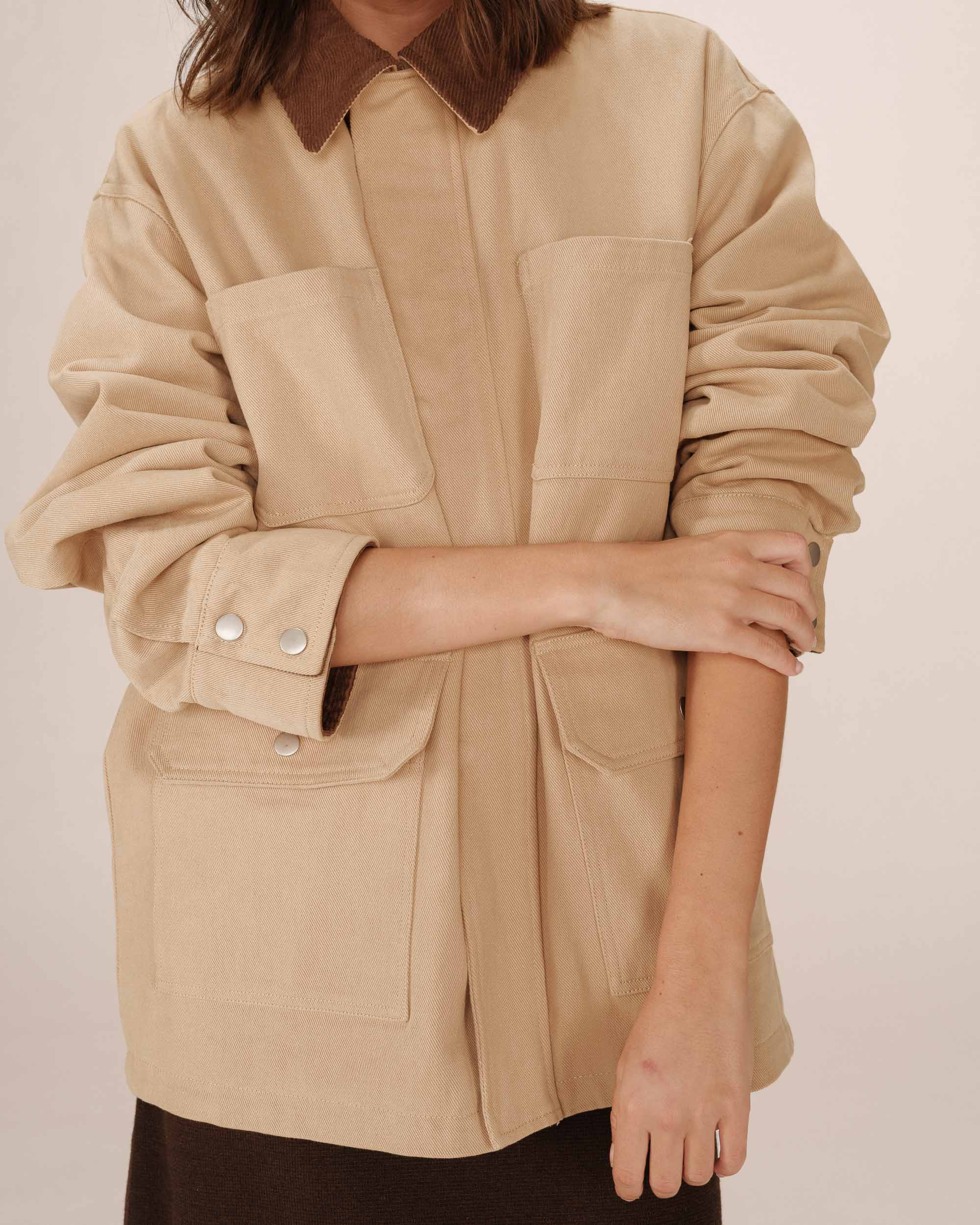 Veste utilitaire sable Soraya