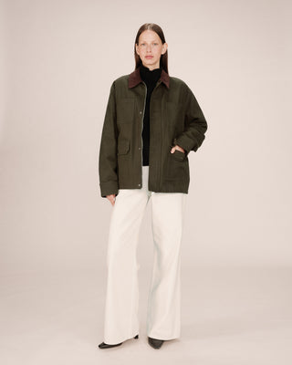 VESTE VERT FORET SORAYA