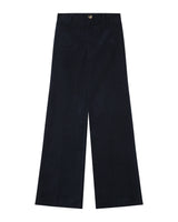 Pantalon large velours marine Samba