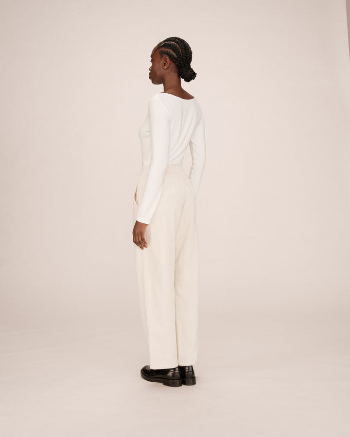 Corduroy trousers ecru Liberty