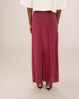 Jupe en modal bordeaux Sama